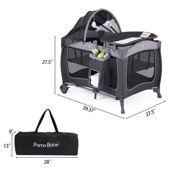 Unisex Portable Baby Nursery Center Play Yard - Image 4