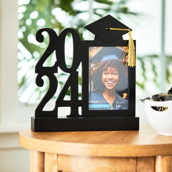 Graduation 2024 Black Tabletop Picture Frame - Image 3