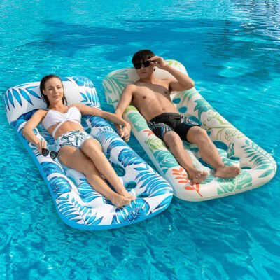2Pack Pool Floaties Rafts for Adults