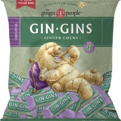 GIN GINS® Original Ginger Chews – 1lb – Pack of 1