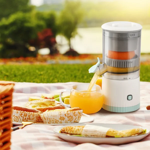 Electric Citrus Juicer, Juicer Machine, USB Charging Wireless - Image 2