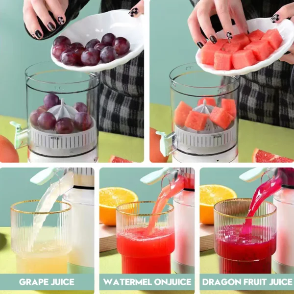 Electric Citrus Juicer, Juicer Machine, USB Charging Wireless - Image 7