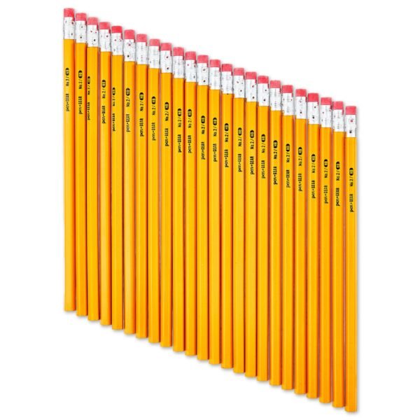 2 HB Yellow Wood Pencils - Image 3