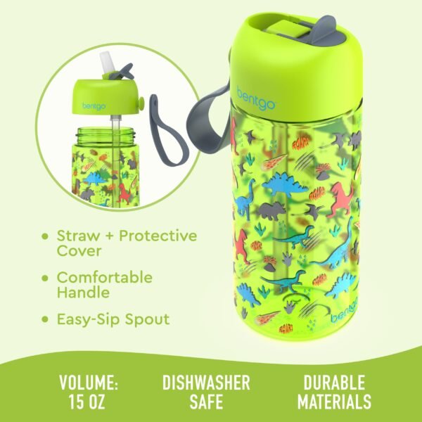 Kids Prints Water Bottle 2-Pack - Dino - Image 2