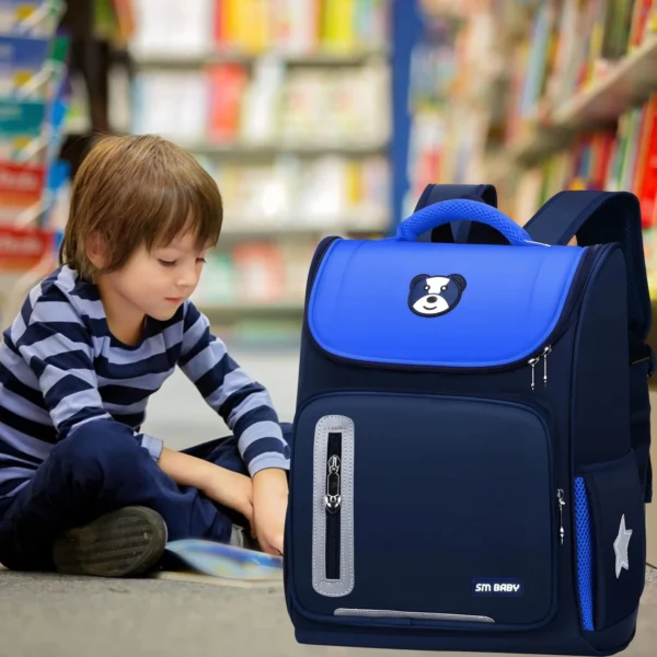 School Backpacks for Boys, Child, Gifts, Blue - Image 6